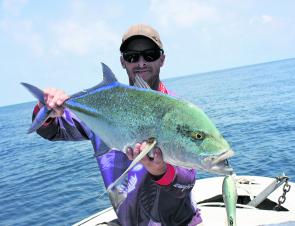 Bluefin trevally are as pretty as a picture and are very aggressive towards poppers in rarely fished waters.