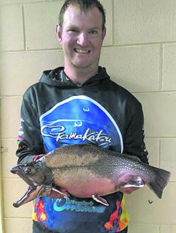 Byron Boehm nailed this really chunky brook trout.