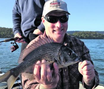 The cold water has seen the black bream fire up.