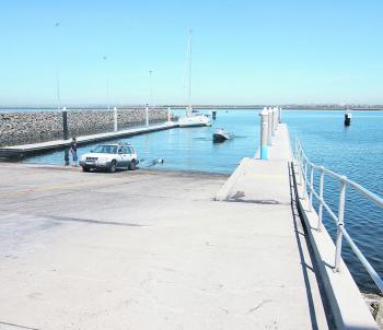 The boat traffic at ramps will start to increase this month. This shot was taken in June.