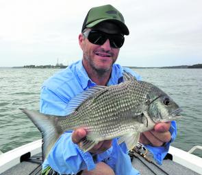 This is typical of the bream we’ve been catching here on the Central Coast on surface lures this summer. February should also be good, if not better than it has been so far.