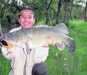 Michael Poulos of Cod Seeker Lures knows how exciting surface fishing is. With a fish like that, who wouldn’t be excited?