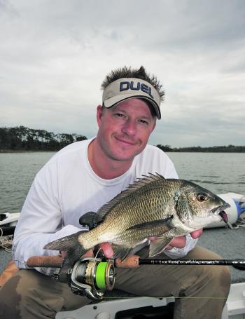 Bream are abundant throughout Lake Tyers and are a willing lure taker.