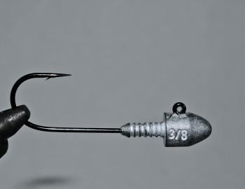 What jighead you use is up to you however a quality hook is essential for making a strong marabou jig. What weight you choose will depend on your fishing requirements. To hold your jighead whilst you are tying, you can use a fly tying vice if you have one