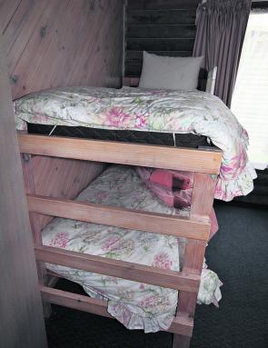Many of the rooms offer bunks or single beds in the second room.