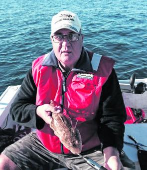 Nick Moore caught this flathead at Port Welshpool.