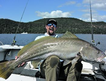 Some impressive mulloway were captured on lures and baits after the fresh back in early autumn.