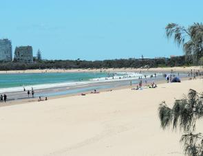 That beautiful beach at Mooloolaba, so popular during the warmth of the day, is a great place to fish at dawn and dusk. 