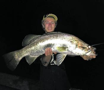 Night time barramundi on surface are awesome.