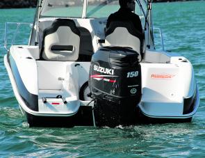 The Suzuki 150 was a good power match for the solid ProCraft hull. 