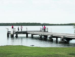 There are plenty of great land-based spots to fish this month, like Military Jetty.