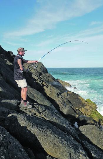 The cooler months provide some awesome rock fishing opportunities.
