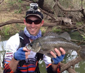 Barkers Creek offers some great fishing on the surface, even through the winter months. 