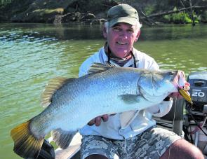 Bill Bowtell with a Richo’s-caught barra.